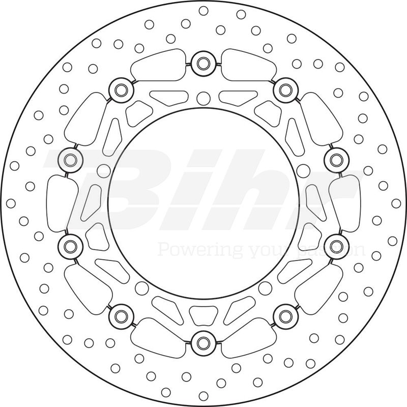 TRIUMPH 1050 SPEED TRIPLE R ABS 14 - DISCO FLOTANTE DELANTERO BREMBO TRIUMPH 1050 SPEED TRIPLE R ABS 14 - DISCO FLOTANTE DELANTERO BREMBO